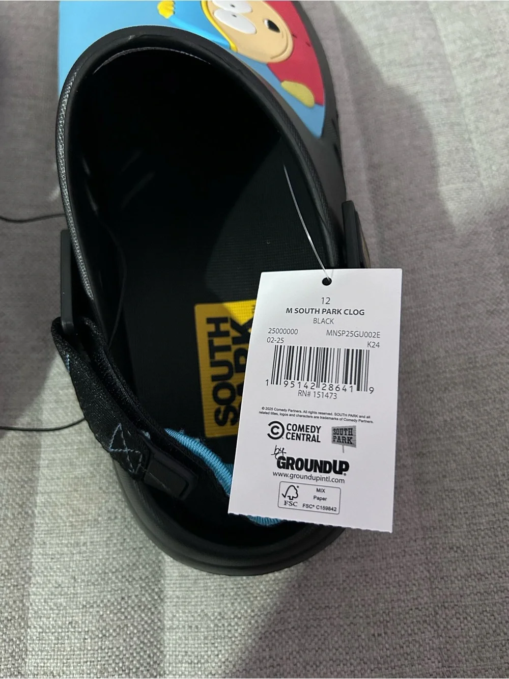Comedy Central South Park Men’s Clog Sandals by Ground Up